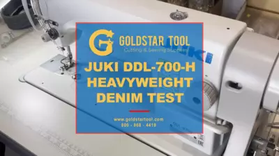 Product Showcase - Juki DDL-8700-H-Heavyweight Denim Test- Goldstartool.com